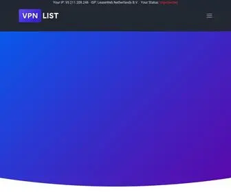 VPNlist.to(VPN List) Screenshot