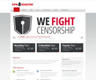 VPNmaster.com(VPN Master) Screenshot