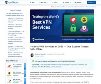 VPNmentor.com(Top VPNs Tested By Experts) Screenshot