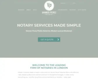 VPNotaries.co.uk(Notary Public London) Screenshot