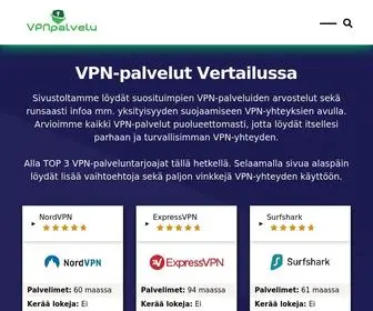 VPNpalvelu.fi(Vertaile kaikki parhaat VPN) Screenshot