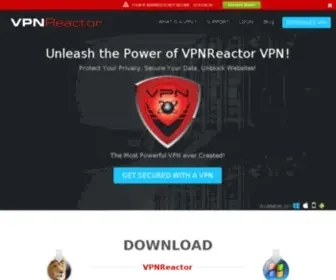 VPNreactor.com(The home of 'no jargon' expert VPN Reviews) Screenshot