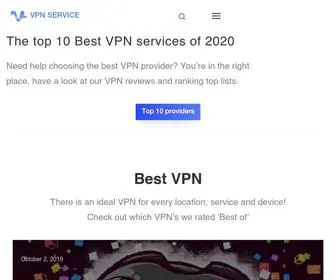 VPNservice.com(The Definitive VPN Reviews ofTechTypical) Screenshot