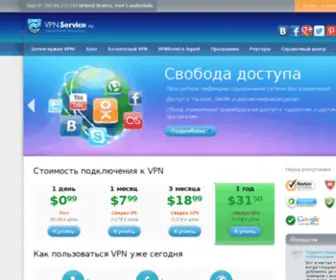 VPNservice.ru(VPN через сервер) Screenshot