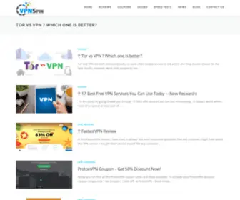 VPNspin.com(VPN Reviews) Screenshot