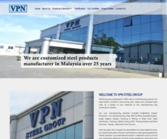 VPNsteelgroup.com(VPN Steel Group) Screenshot