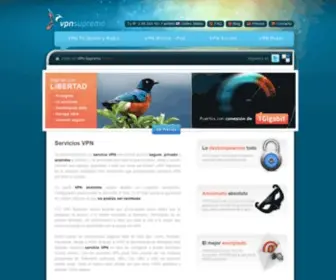 VPNsupremo.com(Servicio VPN Supremo) Screenshot