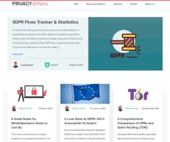 VPNteacher.com(Privacy Affairs) Screenshot