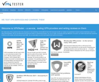 VPNtester.net(VPNTESTER Anbieter Testberichte ⋆ Persönlich) Screenshot
