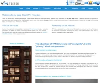 VPNtestr.com(VPN Tester) Screenshot