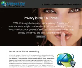 VPNuk.info(VPNUK : Welcome to VPNUK) Screenshot