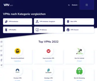 VPNwelt.com(VPN-Netzwerke zum Schutz deiner Privatsphäre 2021) Screenshot