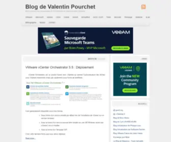 Vpourchet.com(Blog de Valentin Pourchet) Screenshot