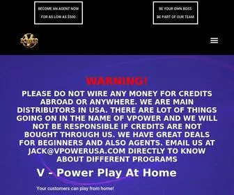 Vpowerusa.com(V-Power) Screenshot