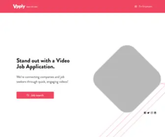 VPPLY.com(Vpply is a video job) Screenshot