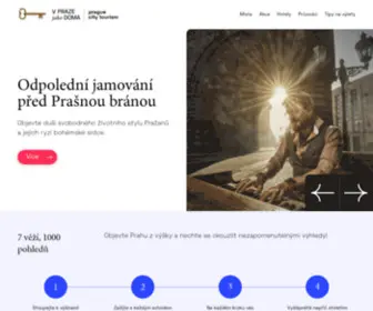 Vprazejakodoma.cz(V Praze jako doma) Screenshot
