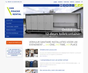 Vprental.be(Van Poucke Rental) Screenshot