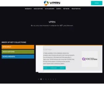 VPRN.edu.au(VET PRACTITIONERS NETWORK) Screenshot