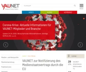 VPRT.de(Verband Privater Medien e.V) Screenshot