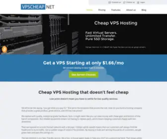 VPScheap.com(Cheap VPS Hosting) Screenshot