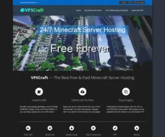 VPScraft.com(Minecraft Servers Hosting & VPS) Screenshot