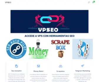 Vpseo.net(VPS con herramientas Seo) Screenshot