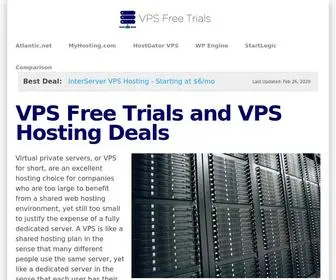 VPSfreetrials.com(VPS Free Trials) Screenshot