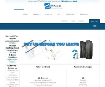 VPsgod.com(All your hosting needs) Screenshot