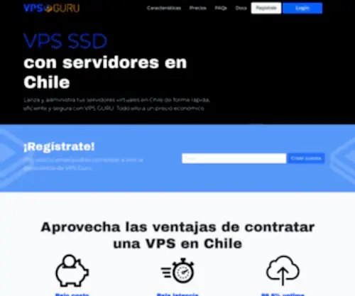 VPS.guru(VPS en Chile) Screenshot