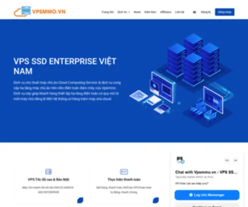 VPSmmo.vn(Cloud Computing Services) Screenshot