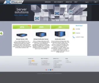 VPsnet.com(Affordable VPS Virtual Servers) Screenshot