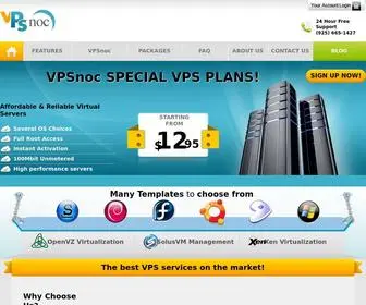 VPsnoc.com(VPS Hosting) Screenshot