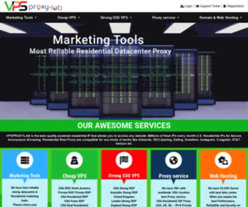 VPSproxylab.us(VPS Proxy Lab) Screenshot
