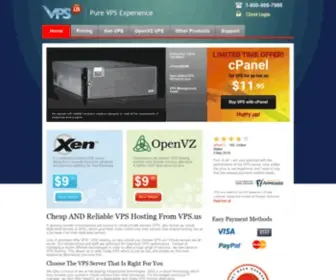 VPS.us(Cheap VPS) Screenshot
