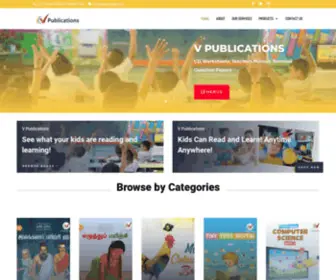 Vpublications.in(QUALITY BOOKS FOR QUALITY EDUCATION) Screenshot