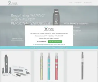 Vpurevape.com(Vaporizers) Screenshot