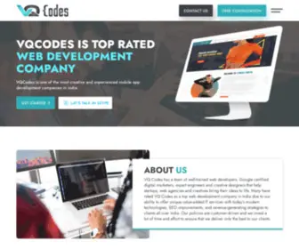 Vqcodes.com(Website development company in Sunny Enclave Mohali) Screenshot