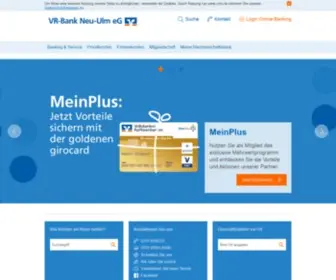 VR-Bank-NUW.de(VR-Bank Neu-Ulm/Weißenhorn eG) Screenshot