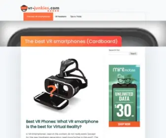 VR-Junkies.com(Alles rund um VR) Screenshot