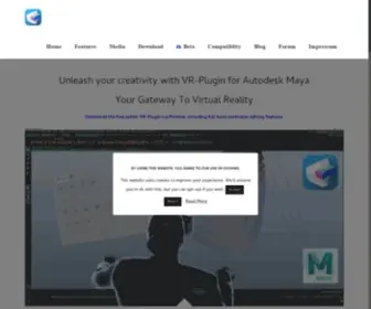 VR-Plugin.com(Create Virtual Reality with Autodesk Maya) Screenshot