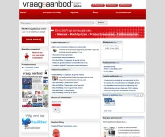 Vraagenaanbod.be(Marktprijzen) Screenshot