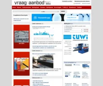 Vraagenaanbod.nl(Vraag & Aanbod) Screenshot