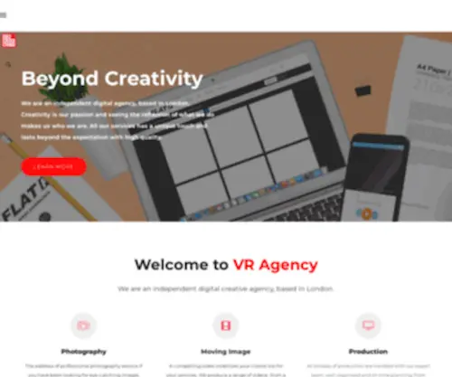 Vragency.co.uk(VR Agency) Screenshot