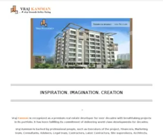 Vrajkamman.com(Vraj Real Estate) Screenshot