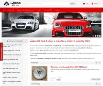 Vrakoviste-Audi.cz(Vrakoviště Audi E) Screenshot