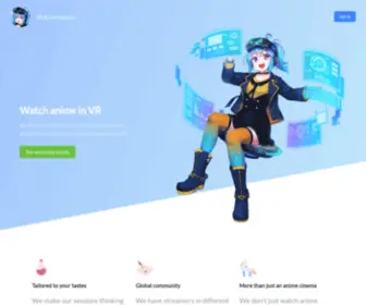 Vranimesociety.com(VR Anime Society) Screenshot