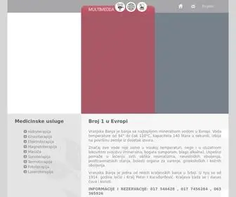 Vranjskabanja.co.rs(Specijalna bolnica za rehabilitaciju Vranjska Banja) Screenshot