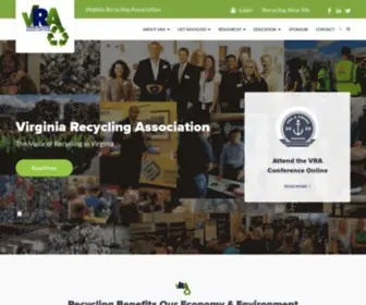 Vrarecycles.org(Virginia Recycling Association) Screenshot