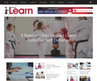 Vraylearn.com(Training & Learn) Screenshot