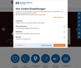 Vrbank-AAlen.de(VR-Bank Aalen eG) Screenshot